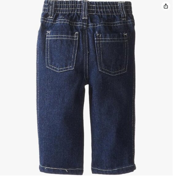 NEW Kids Headquarters Infant Boy's Basketball Raglan Top w/ Jeans, 6-9 Months - Picture 2 of 2